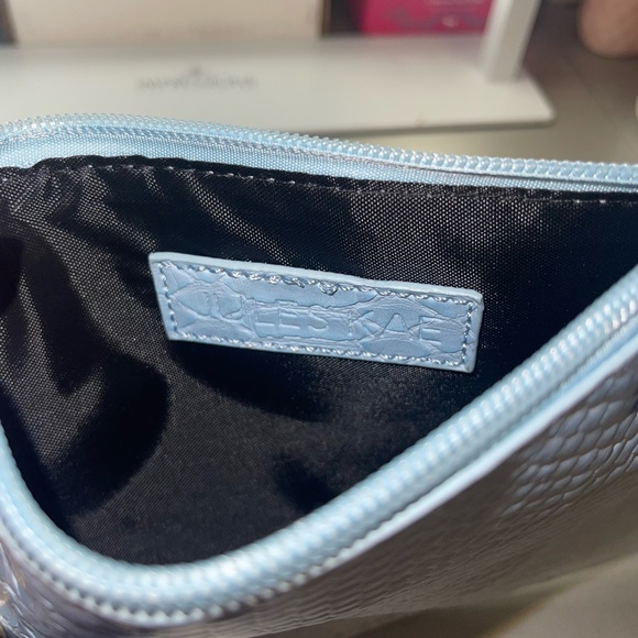 NWT Jules Kae Vegan Snake Leather Wristlet - Picture 3 of 4